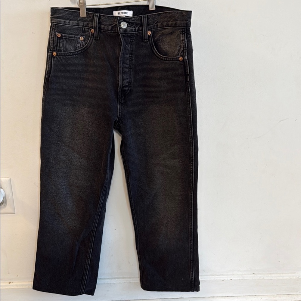Redone Black Denim Jeans